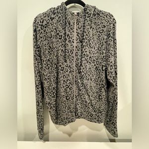 SUNDRY Leopard Hoodie Grey & Black‎ XL